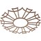 Ekena Millwork Augustus Wood Fretwork Pierced Ceiling Medallion, Walnut, 28"OD x 9 7/8"ID x 3/8"T CMWP28X28X0375AUWA - alternate 5